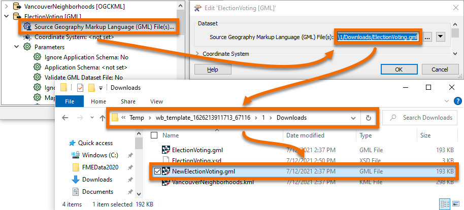 Extracting data from a template